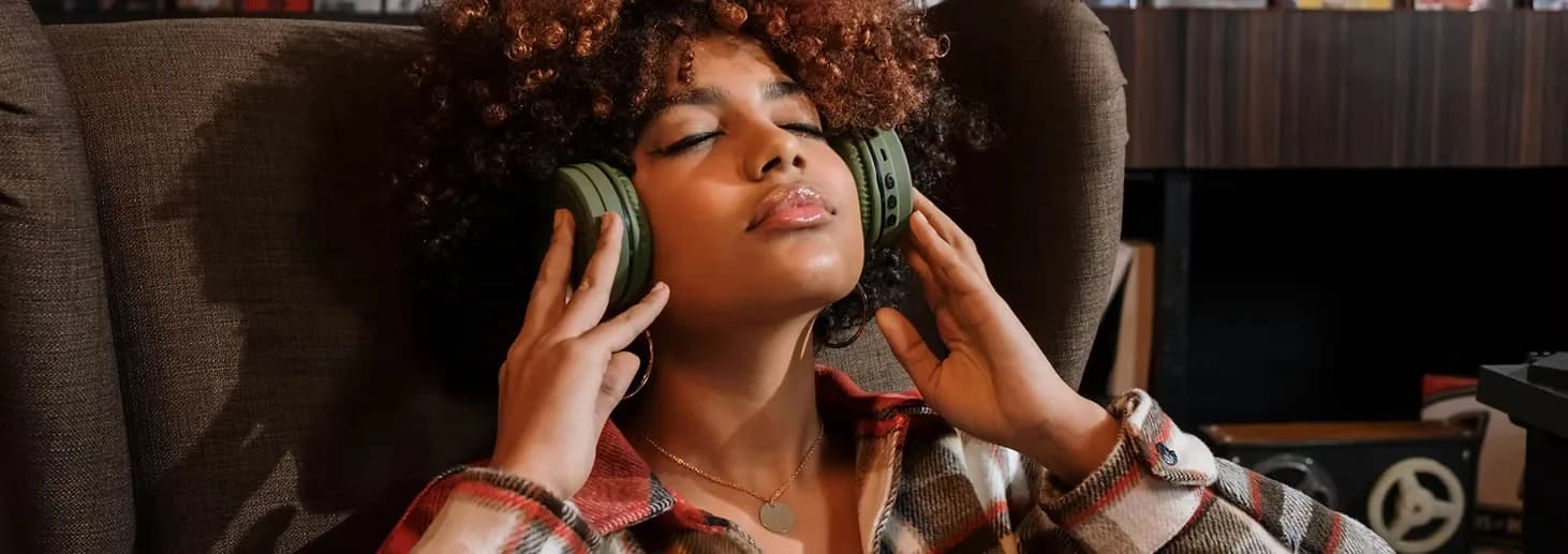 Girl with Headphones